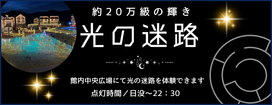 イルミネーション迷路開催中！